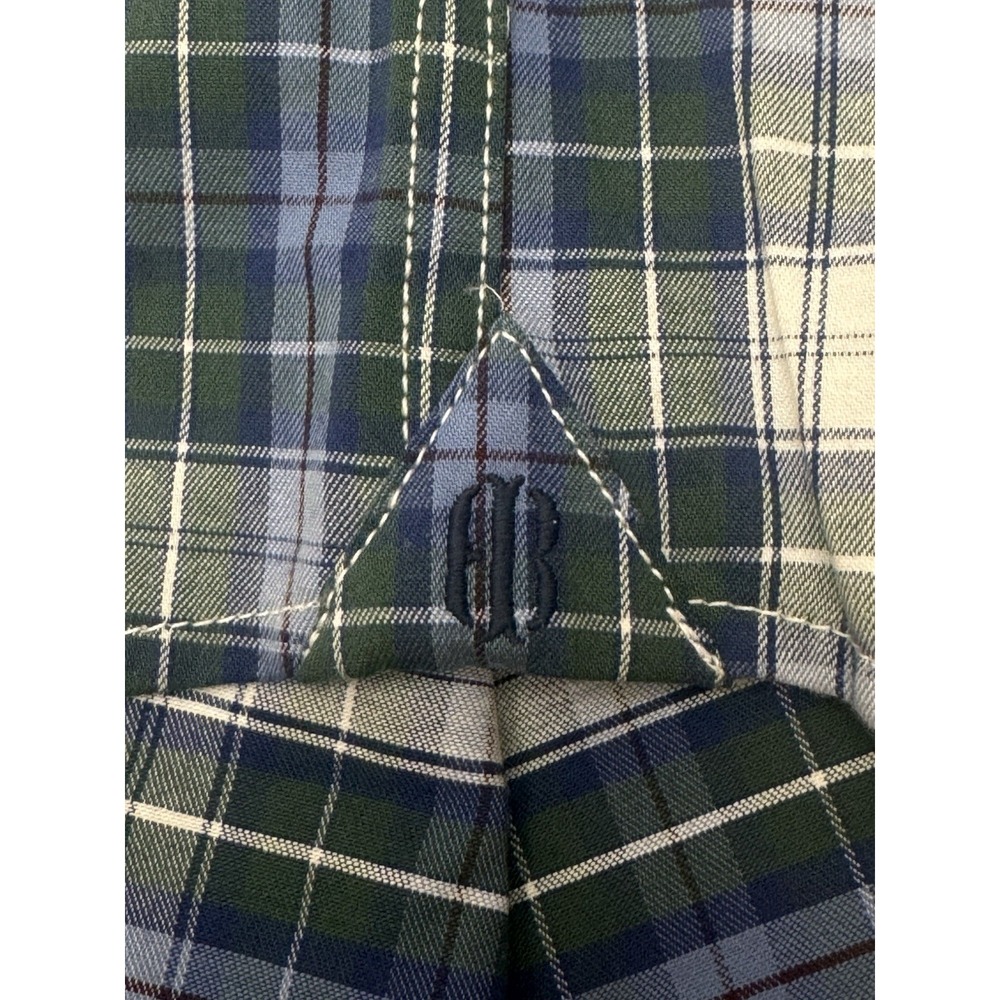 NWT Holderness & Bourne The Andrews Tailored Fit Button Down Shirt Blue MEDIUM - Picture 10 of 12